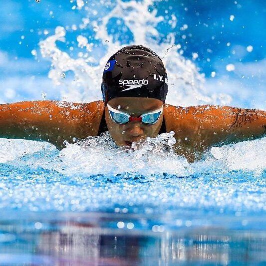 Entrenamiento Isabel Yinghua Natacion